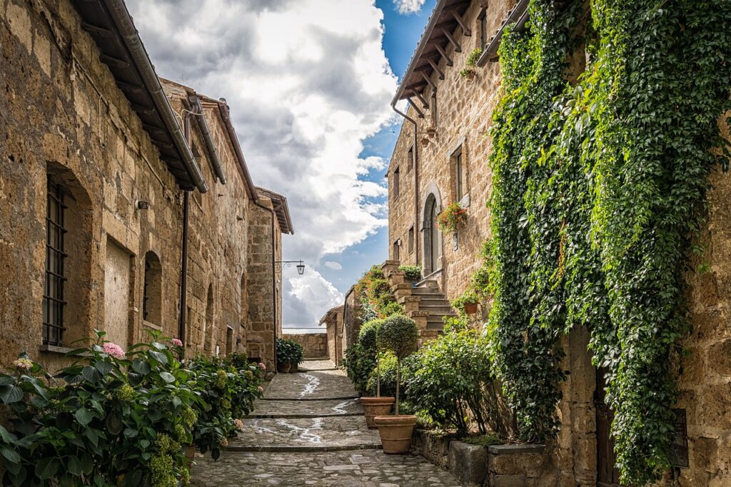 Gasse Straße Toskana Die schönsten Reiseziele in Italien