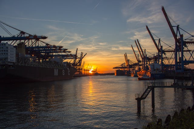 Wasser Hafen Hamburg