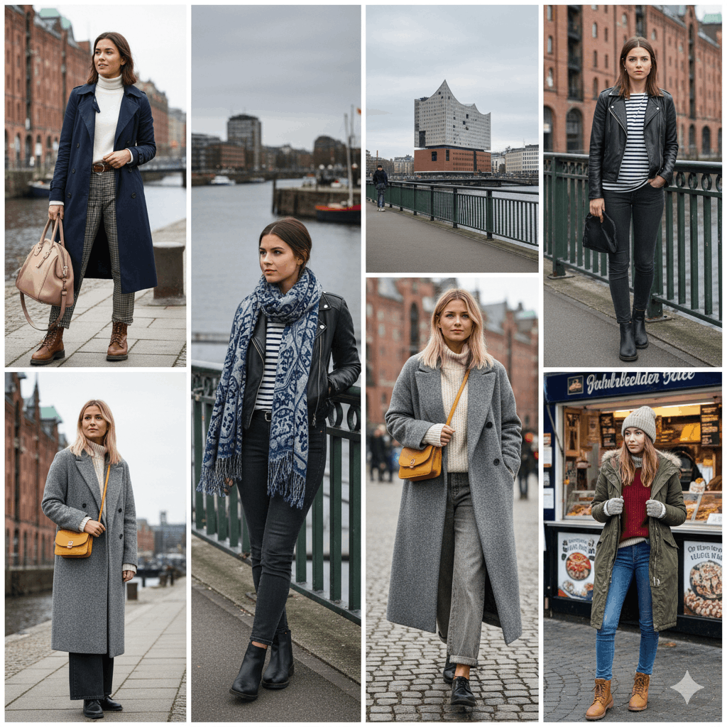 Hamburg Outfit Ideen für Frauen 2026 Stilvoll durch Hafenstadt und Alltag