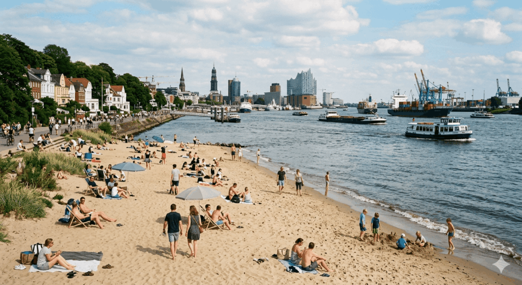 Elbstrand Övelgönne Hamburgs schönste Strände 2026