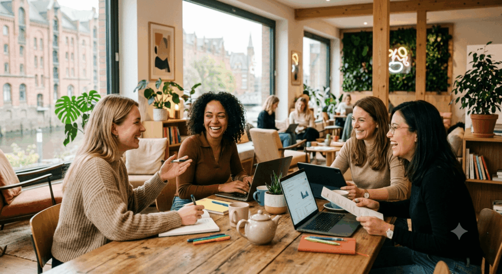 Gemeinsam wachsen Die besten Netzwerke und Co-Working-Spots für Frauen in Hamburg (2026)
