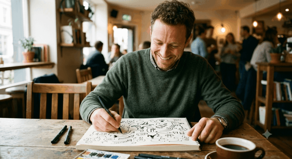 Funny Sketchnotes Basis Kurs Simone Abelmann Erfahrungen 2026 Lohnt sich das Angebot Übersicht